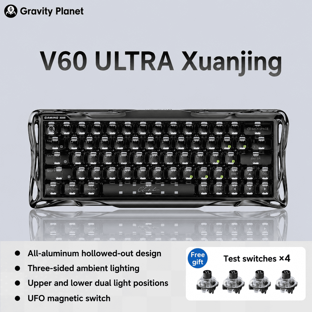Gravastar V60 Ultra Hall Effect Keyboard