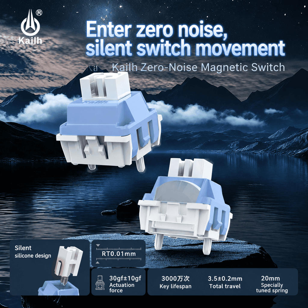 Kailh Silent Hall Effect Switches