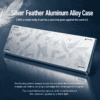 HEK GH60 Silver Feather CNC Aluminum Keyboard Case