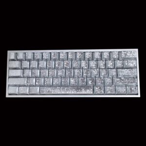 Cracked Ice Silver 61 - Key Set for 60% Layouts