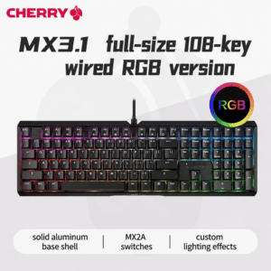 Wired RGB Black - Red Switch