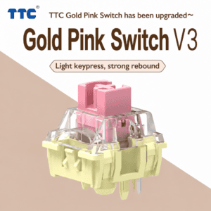 Gold Pink V3 - 50 switches - 5 - pin - includes 2 spares