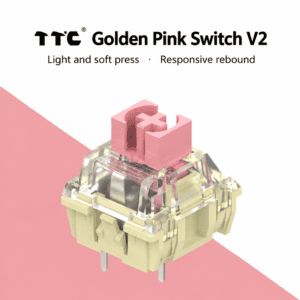Gold Pink V2 - 50 switches - 3 - pin - includes 2 spares