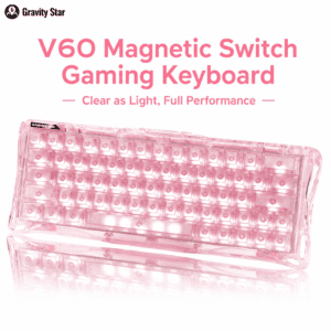 V60 Heartbeat Transparent Pink