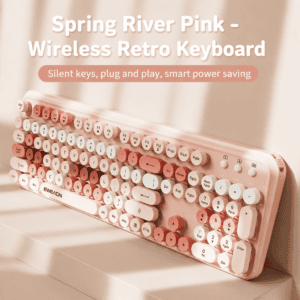 Spring River Pink - Wireless Keyboard