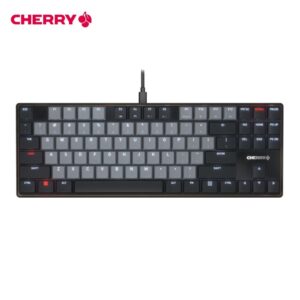 KC500 Wired Black Silent Red Switch 87 - Key White Backlight
