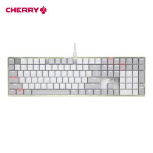 KC500 Wired White Silent Ivory Switch 108 - Key White Backlight