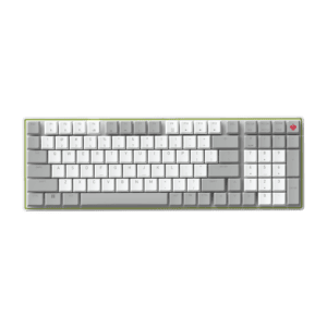 KW550 Wireless White Silent Red Switch 99 - Key White Backlight