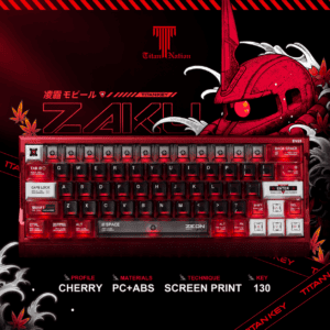 Titan Nation ZAKU R2 Frost Limited Edition Keycaps