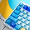 taobao-1-ai-custom-15 HEK Mondrian PBT Shine-Through Keycap Set