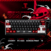 Titan Nation ZAKU Ruby Shine-Through Keycaps