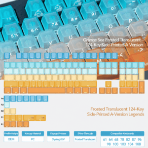 Frosted - Transparent 124 - Key - Side - Printed A - Legends