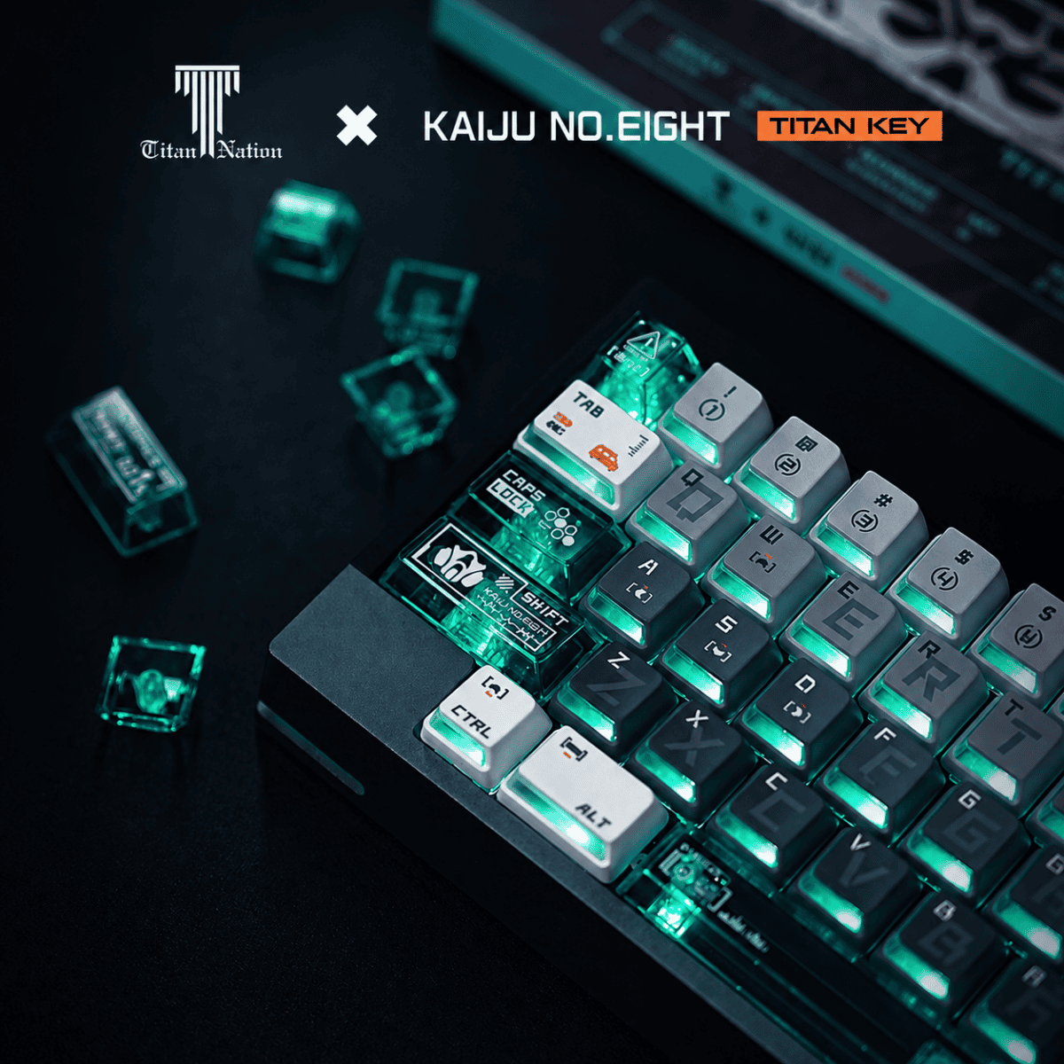 Titan Nation Kaiju No. 8 Keycaps