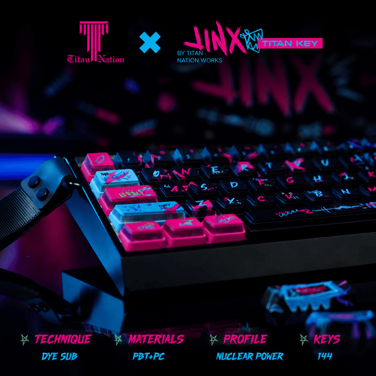 taobao-3-ai-custom-4 Titan Nation Jinx Keycaps