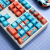 HEK Porsche 917K Gulf Racing PBT Keycaps