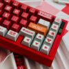 EVA-Themed Metallic PBT Keycaps