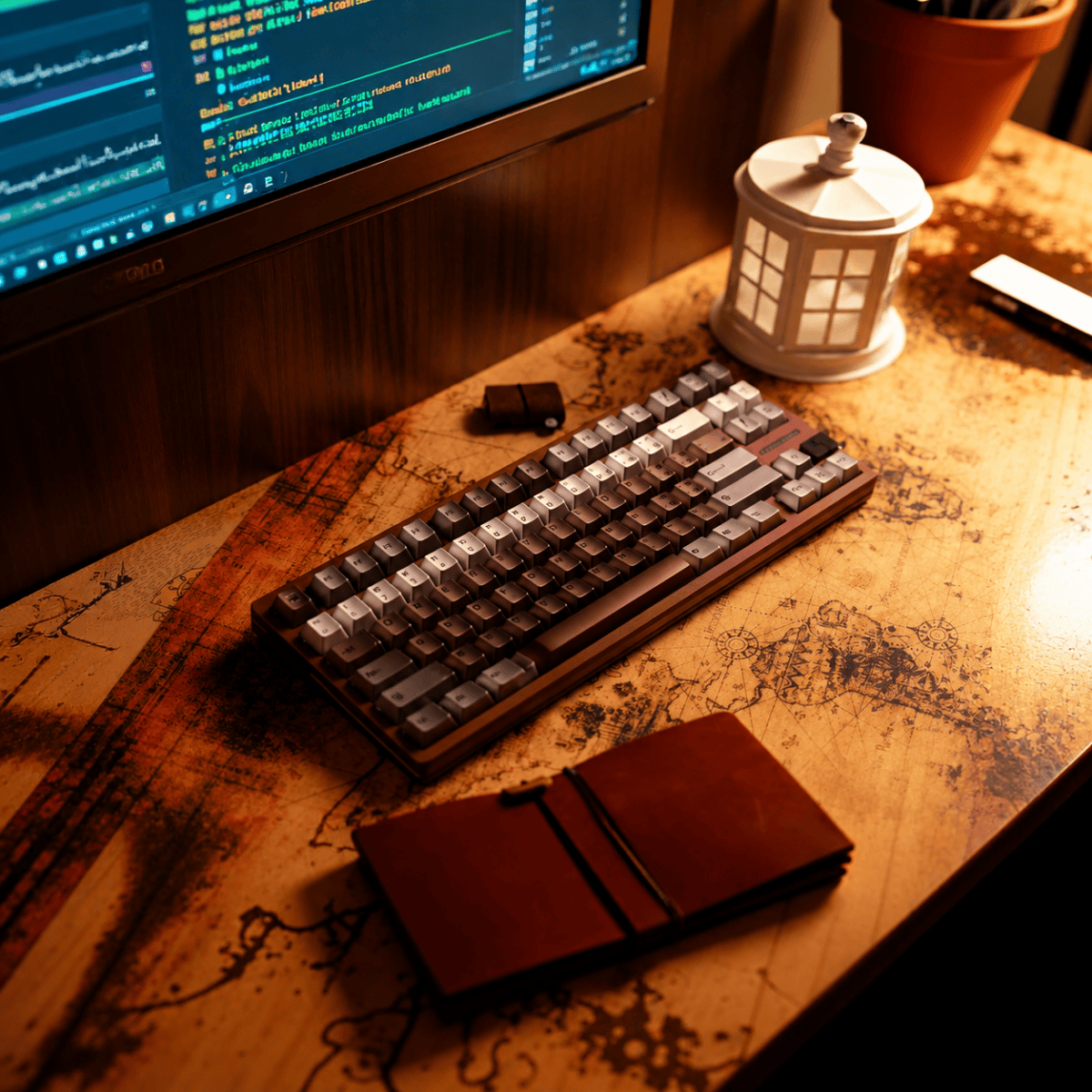 taobao-5-ai-custom-10 HEK Mystery Observer Metallic Keycap Set