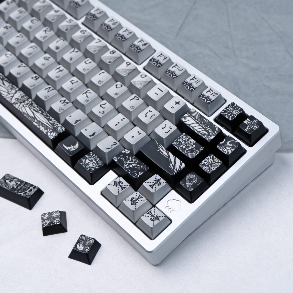 taobao-5-ai-skip-6 Fengmao Fallen Angel PBT Keycaps