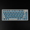 White Manga Shadow Fold PBT Keycaps