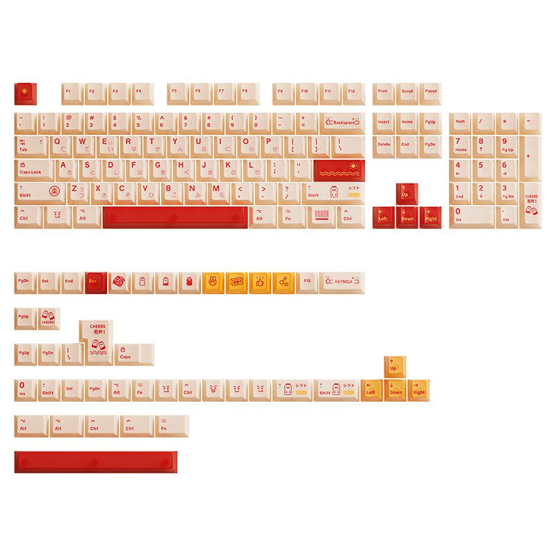 HEK Cheers! Yakult Theme Keycap Set