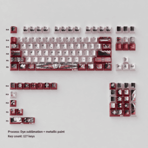 Red Fengmao Metallic - Paint Set - 122 Keys