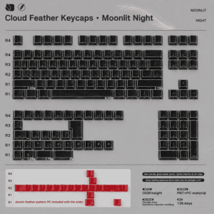 Cloud Feather - Moonlit Black
