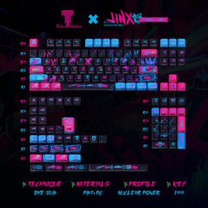 Jinx Keycaps - Tall Shine - Through Profile L - Style
