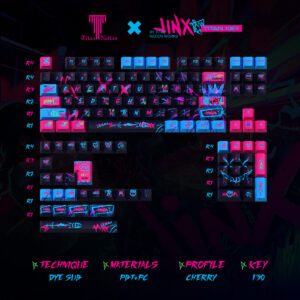 Jinx Keycaps - OEM Profile Side Legend Shine - Through