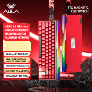 Ultra - Anodized Red Magneto Magnetic Switch Carbon Plate