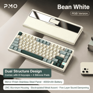 Soy Milk White - Coated ARGB Green Bamboo Switch PP Plate Mirror Glass Tri - Mode