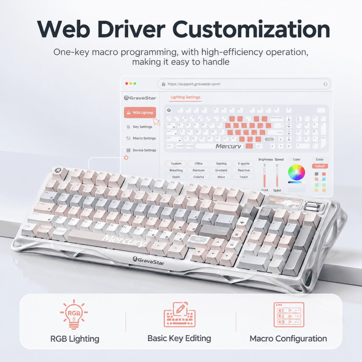 Gravastar K98 Mechanical Keyboard