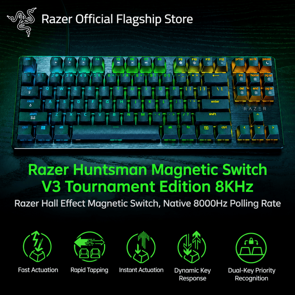 Razer Huntsman V3 Pro 8K Hall Effect Keyboard