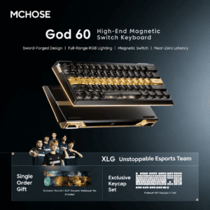 MCHOSE God 60 Mortal Collaboration Standard Edition - Black Gold