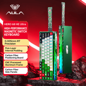 Ultra - Anodized Dark Green Pink Emperor Magnetic Switch Carbon Plate