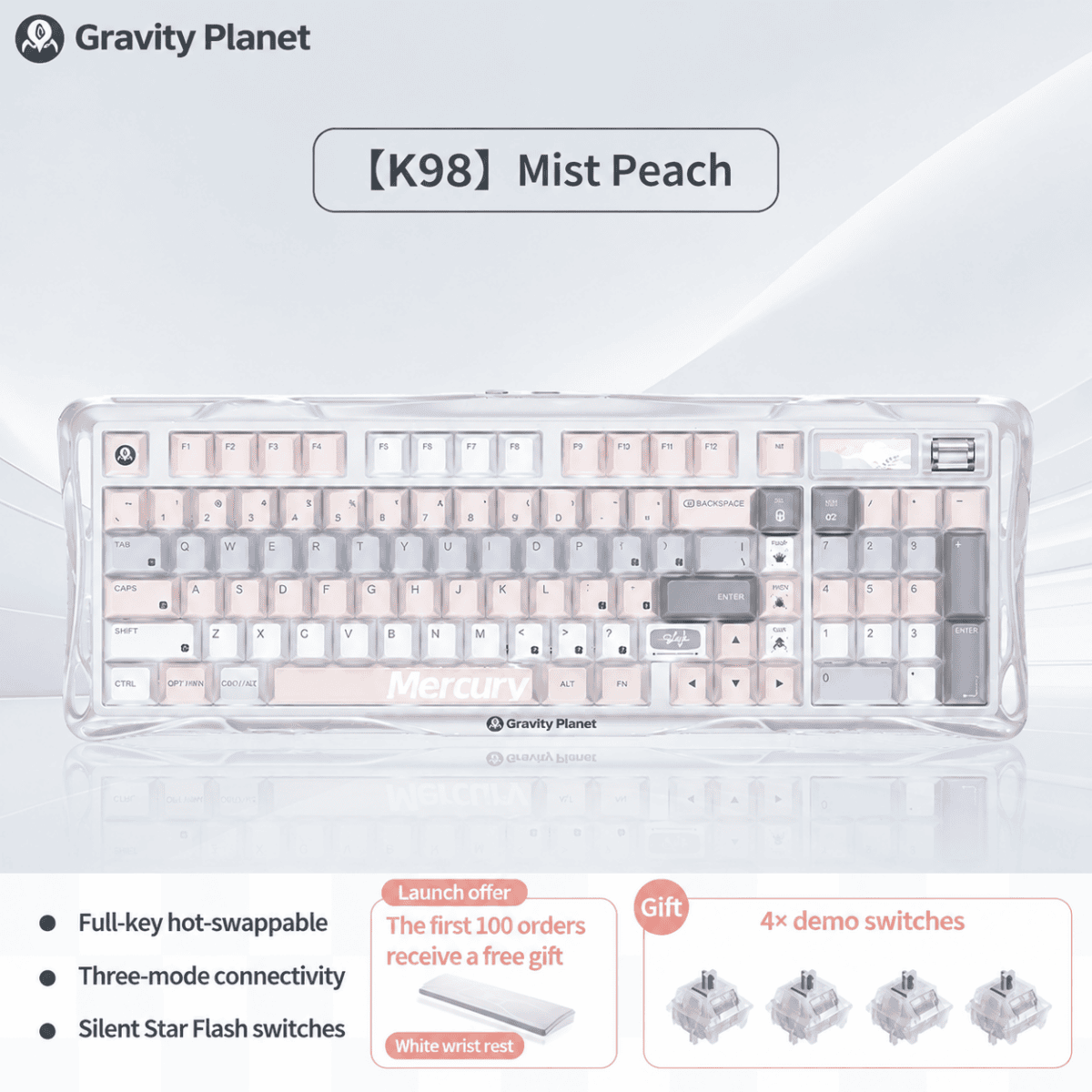 Gravastar K98 Mechanical Keyboard