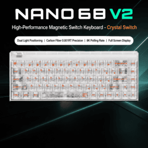 White Carbon Pattern with Crystal Radiance Switch