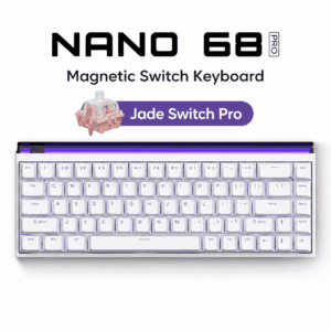 NANO 68 Pro Magnetic Jade Pro Gaming Switch Spinel White