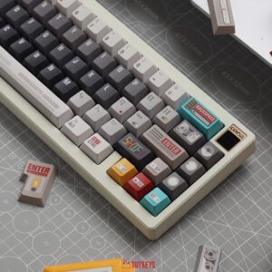 Synthesizer Retro PBT Cherry Profile Keycaps