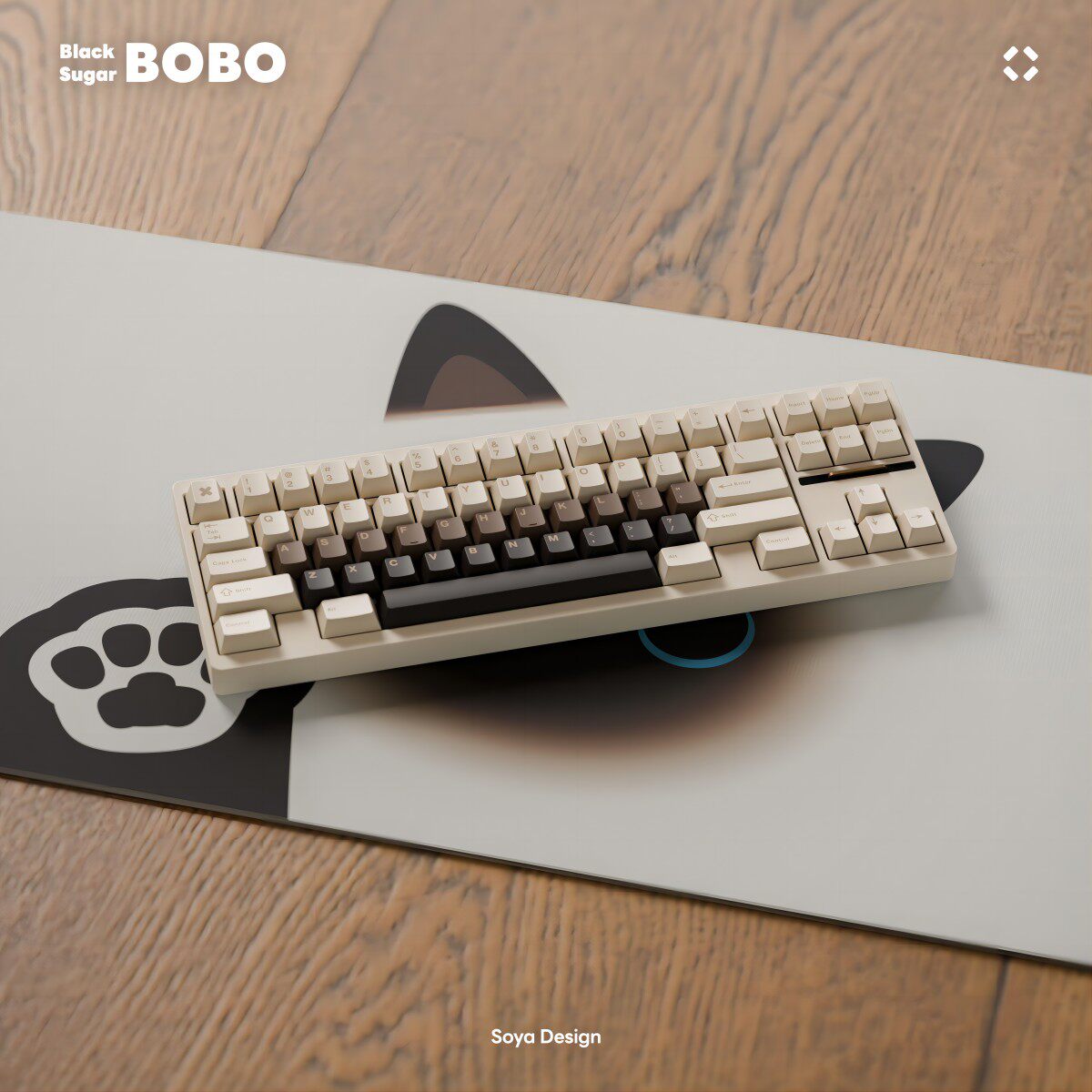 taobao-2-ai-skip-15 Brown Sugar Boba Milk Tea Siamese Cat Keycaps