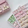 taobao-3-ai-skip-5 Sakura White Chocolate Pink PBT Keycap Set