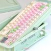 taobao-4-ai-skip-5 Sakura White Chocolate Pink PBT Keycap Set