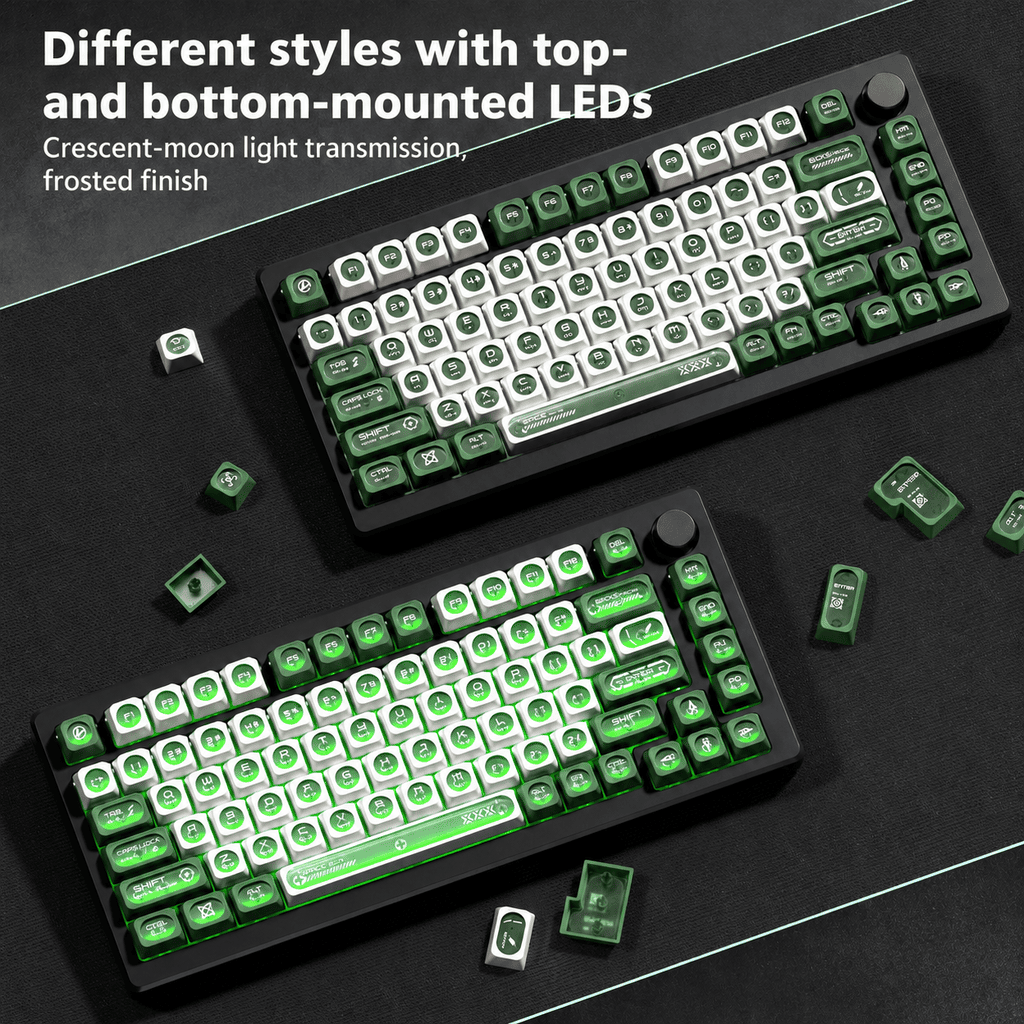 Cat's Eye Max Shine-Through Keycap Set