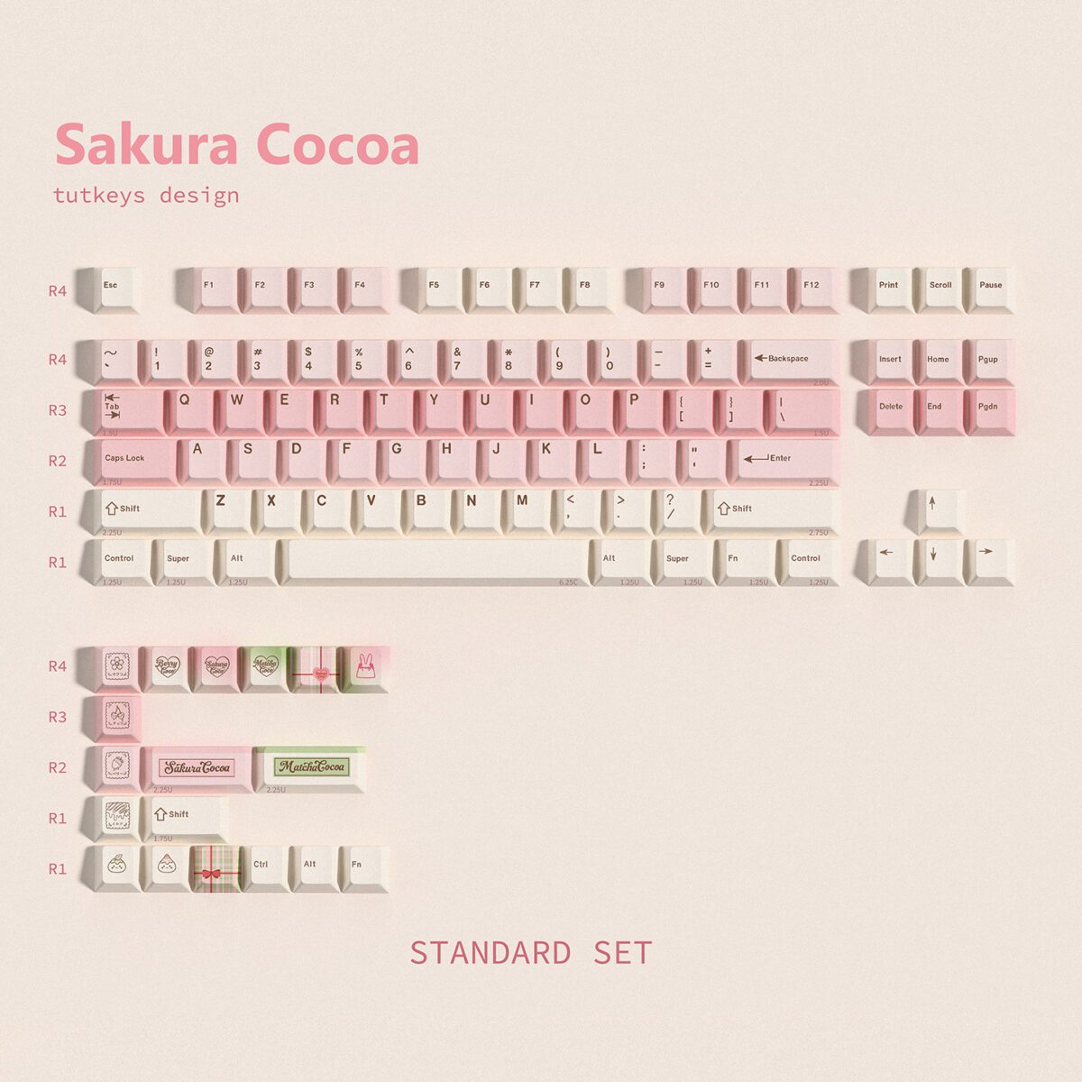 taobao-6-ai-skip-1 Sakura White Chocolate Pink PBT Keycap Set