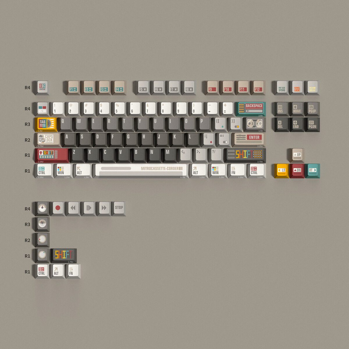 taobao-6-ai-skip-5 Synthesizer Retro PBT Cherry Profile Keycaps
