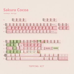 Topping Kit Sakura pink accent keycaps