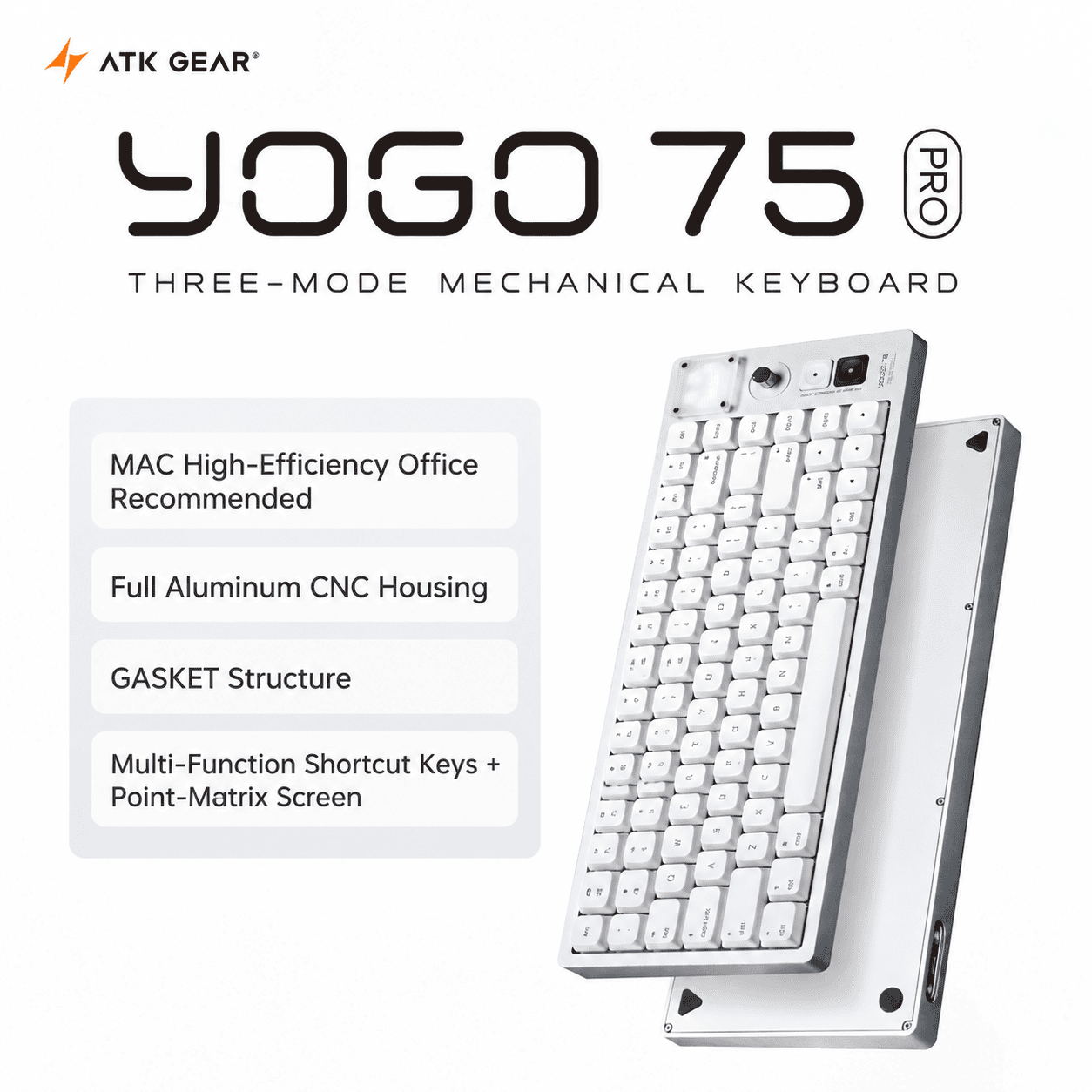 ATK YOGO 75 PRO Low-Profile Mechanical Keyboard