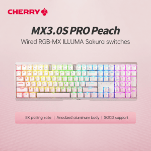 MX 3.0S Pro Wired RGB Peach MX Illumina Sakura Switch