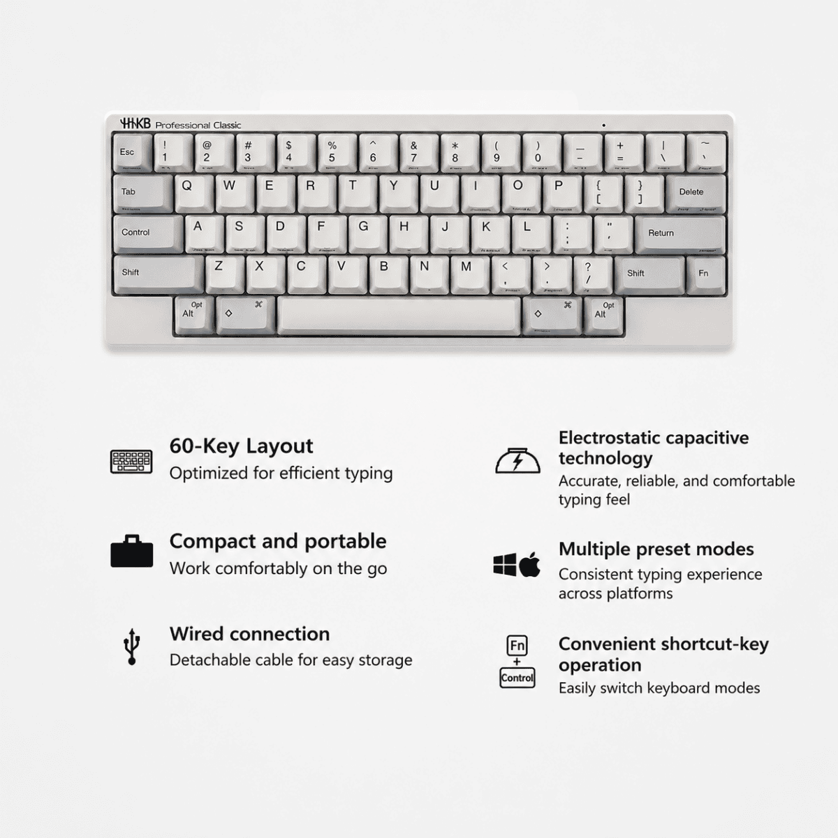 HHKB Professional Classic Electrostatic Capacitive Keyboard