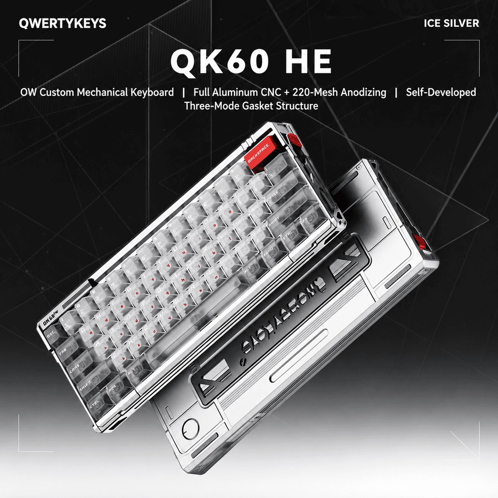 tmall-6-ai-custom TickType QK60 HE Hall Effect Keyboard