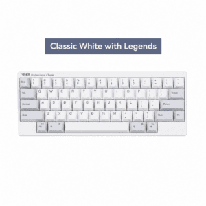 White with Printed Legends